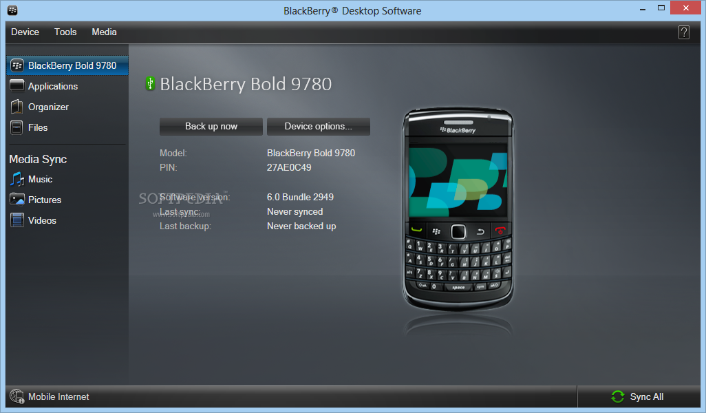 Blackberry software for mac